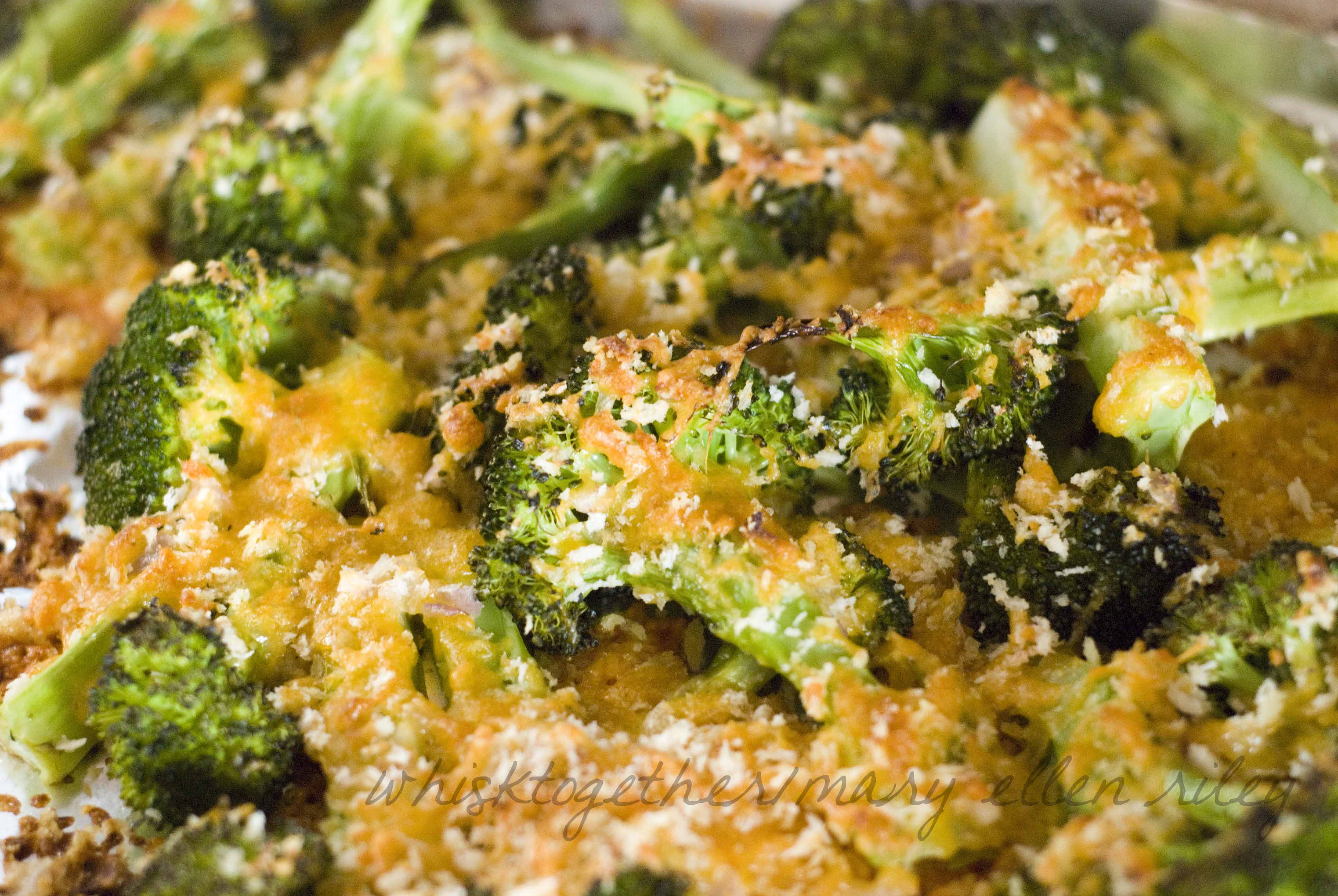 Roasted Cheddar Broccoli