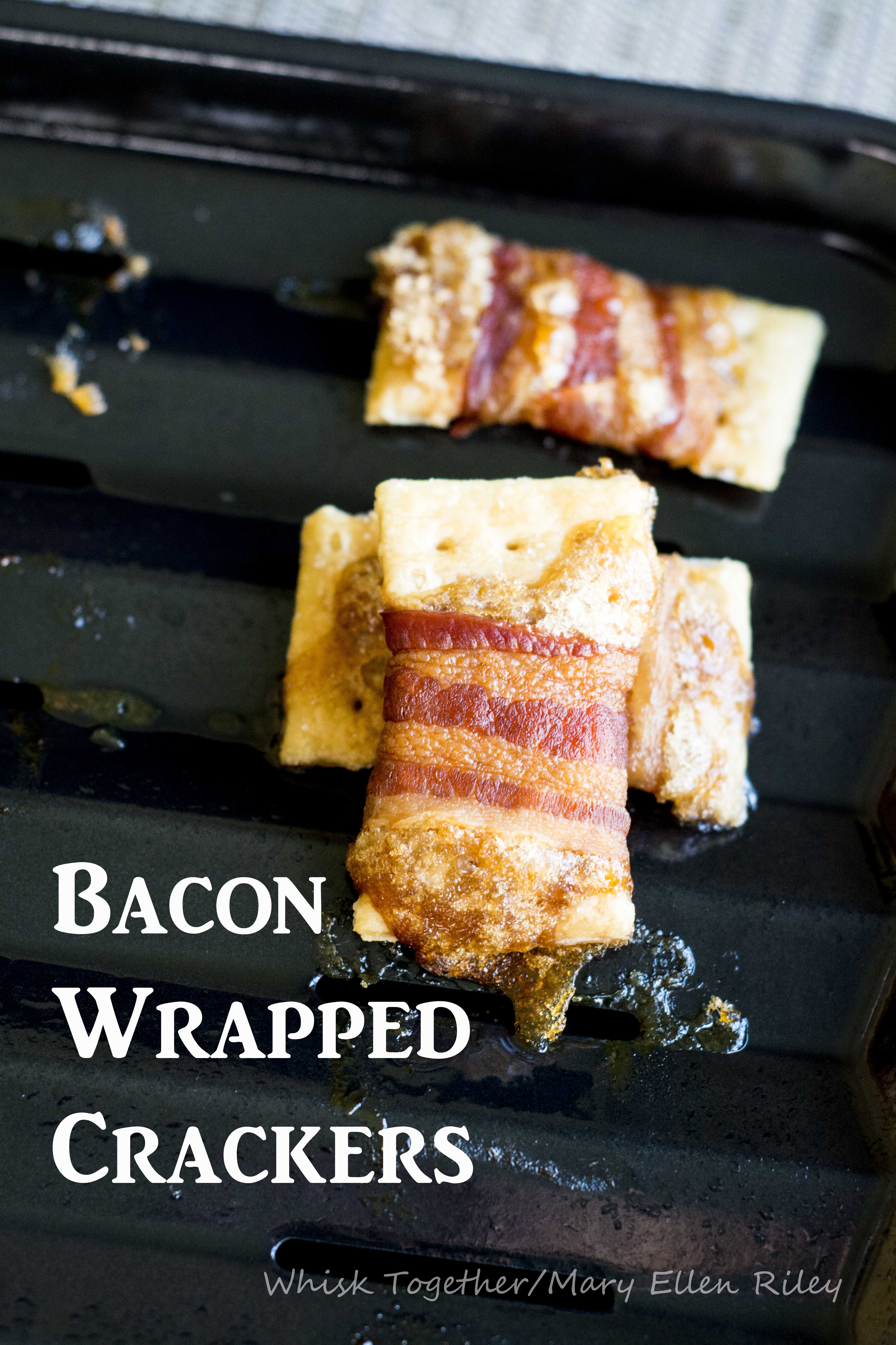 Bacon Wrapped Crackers