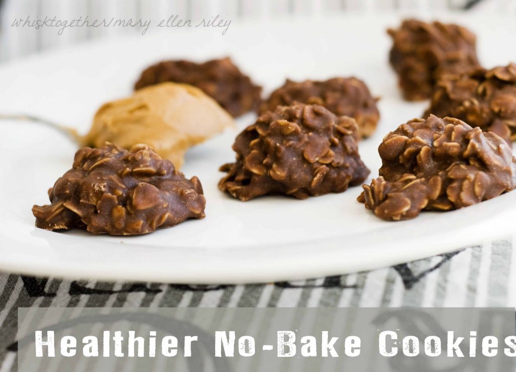 Healthier No-Bake Chocolate Peanut Butter Cookies – Whisk Together