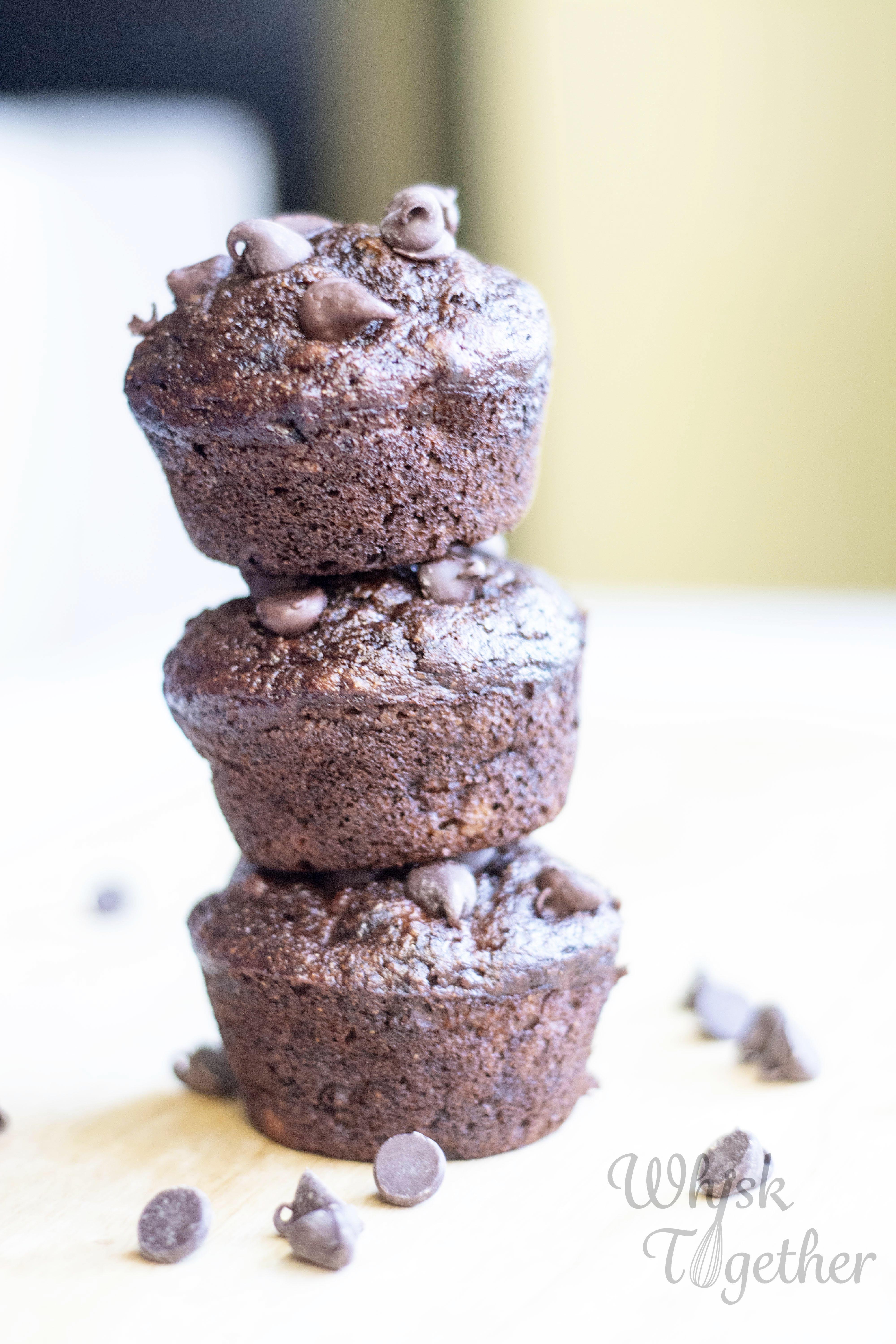 Double Chocolate Banana Muffins – Whisk Together